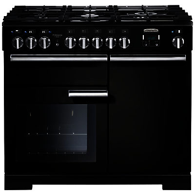 Rangemaster Professional Deluxe 100 Dual Fuel Range Cooker Gloss Black Rangemaster Professional Deluxe 100 Dual Fuel Range Cooker Gloss Black